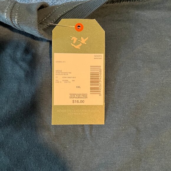 2 Men's XXL Outdoor Life 100% Cotton T-Shirts NWT - Picture 6 of 6